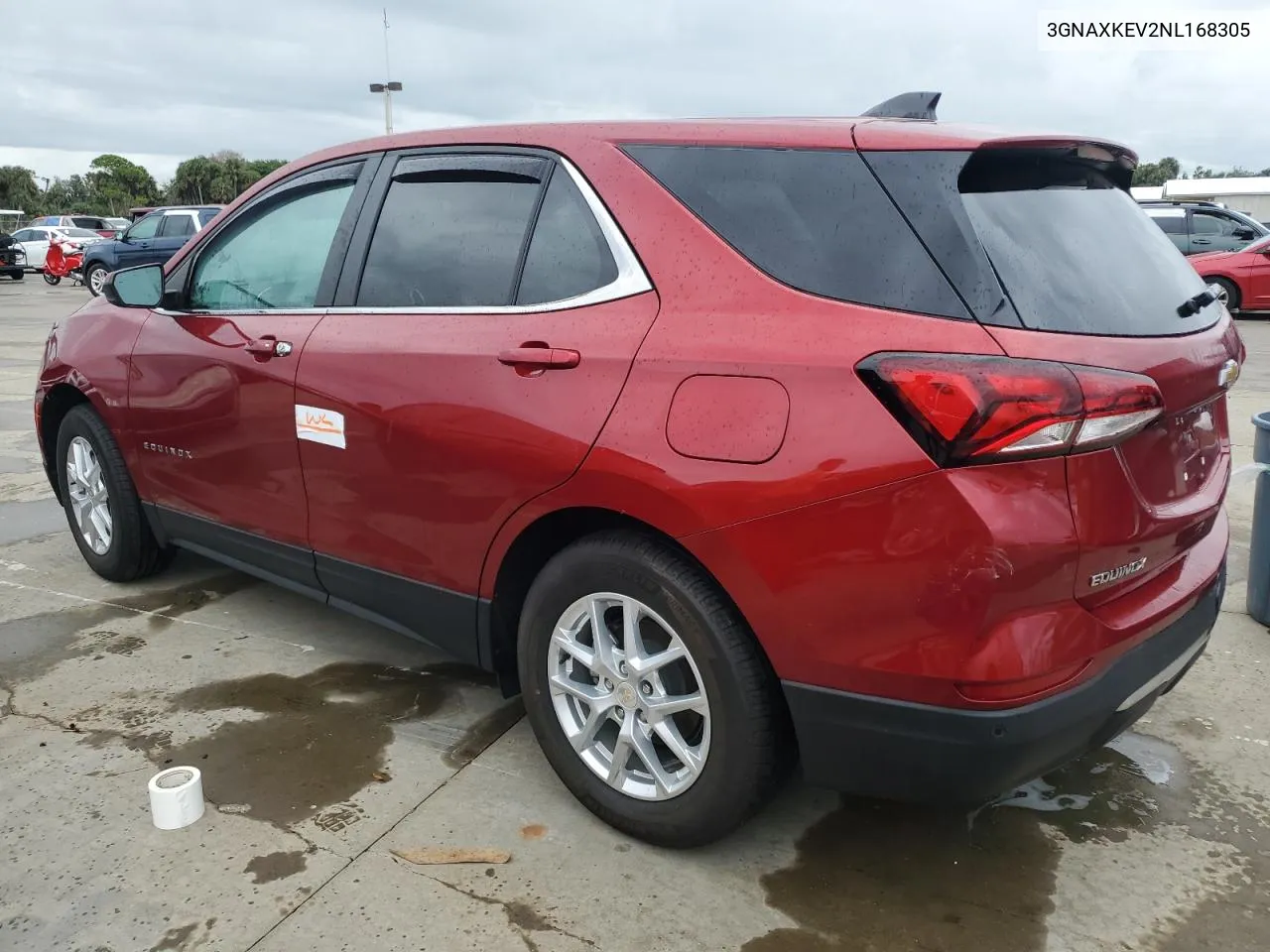 2022 Chevrolet Equinox Lt VIN: 3GNAXKEV2NL168305 Lot: 74746404