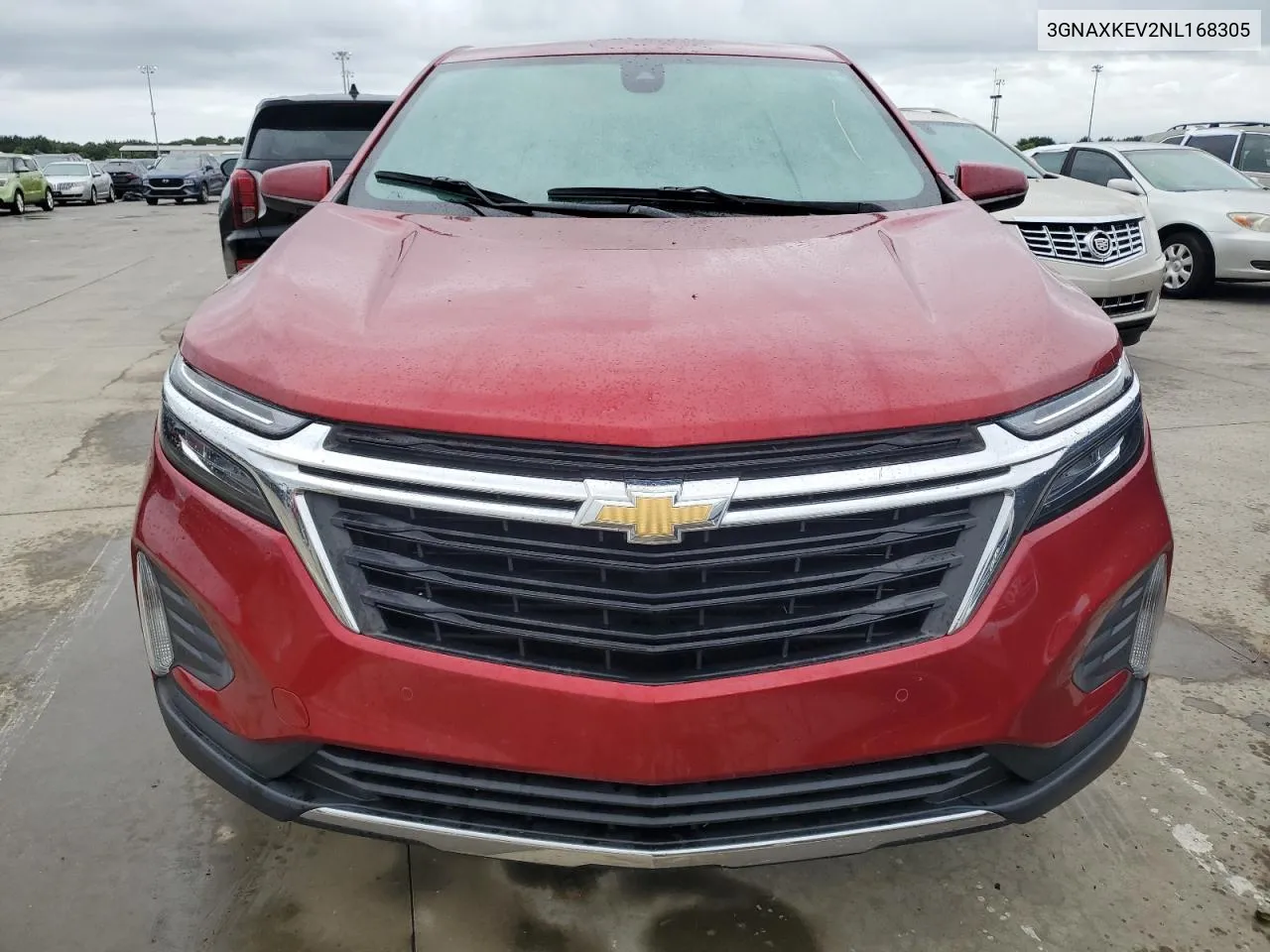 2022 Chevrolet Equinox Lt VIN: 3GNAXKEV2NL168305 Lot: 74746404