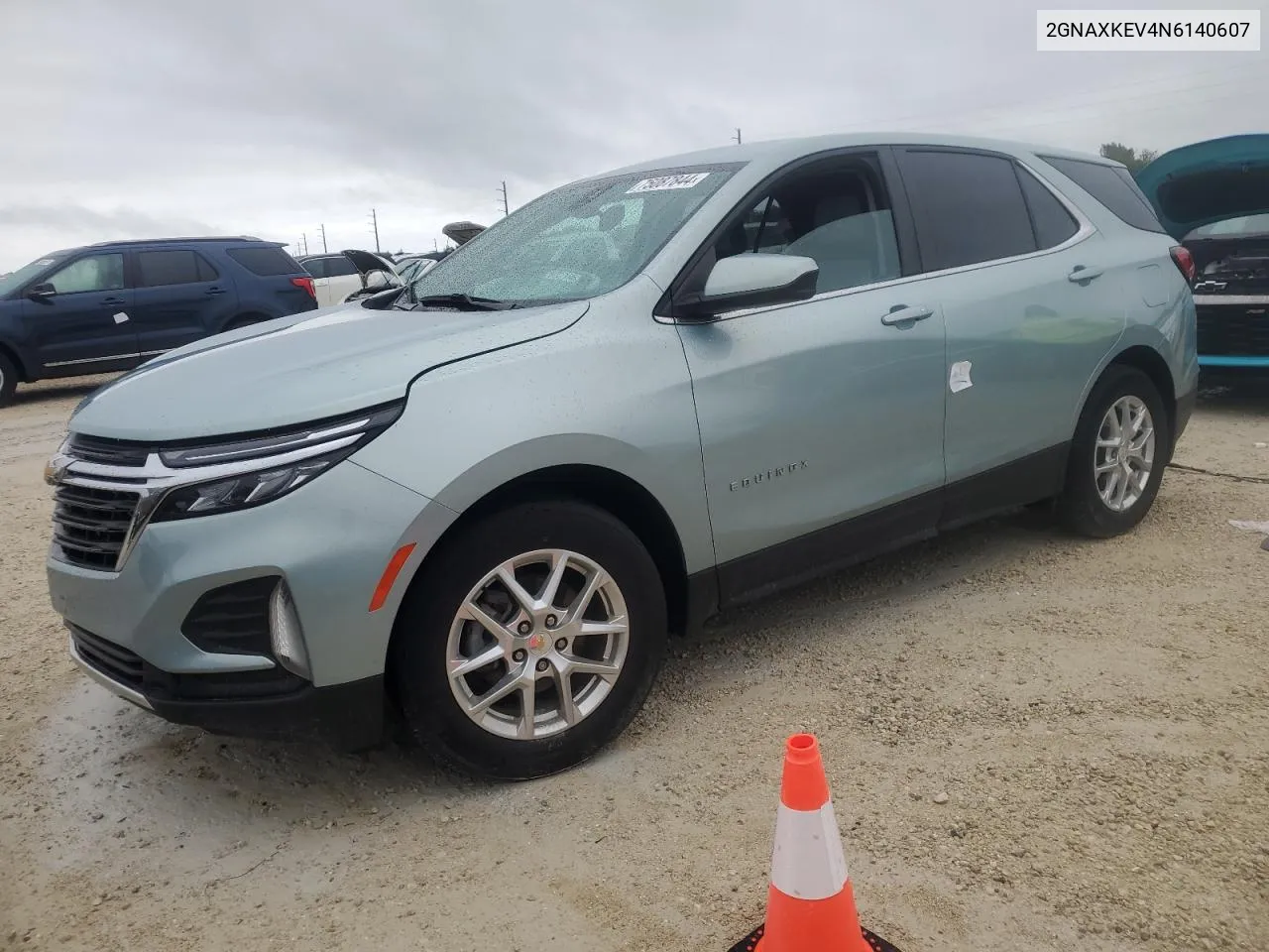 2022 Chevrolet Equinox Lt VIN: 2GNAXKEV4N6140607 Lot: 75087844