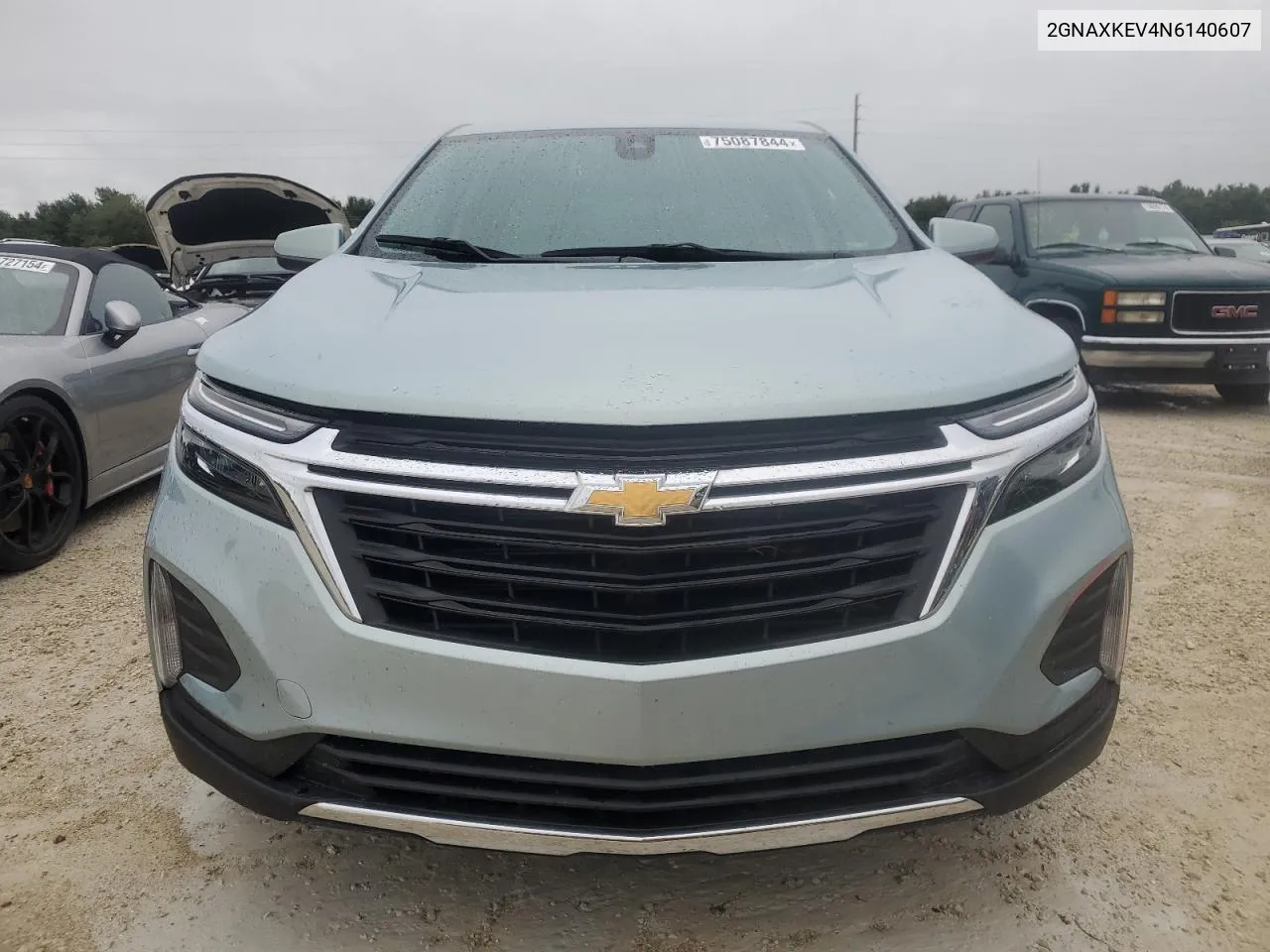 2022 Chevrolet Equinox Lt VIN: 2GNAXKEV4N6140607 Lot: 75087844