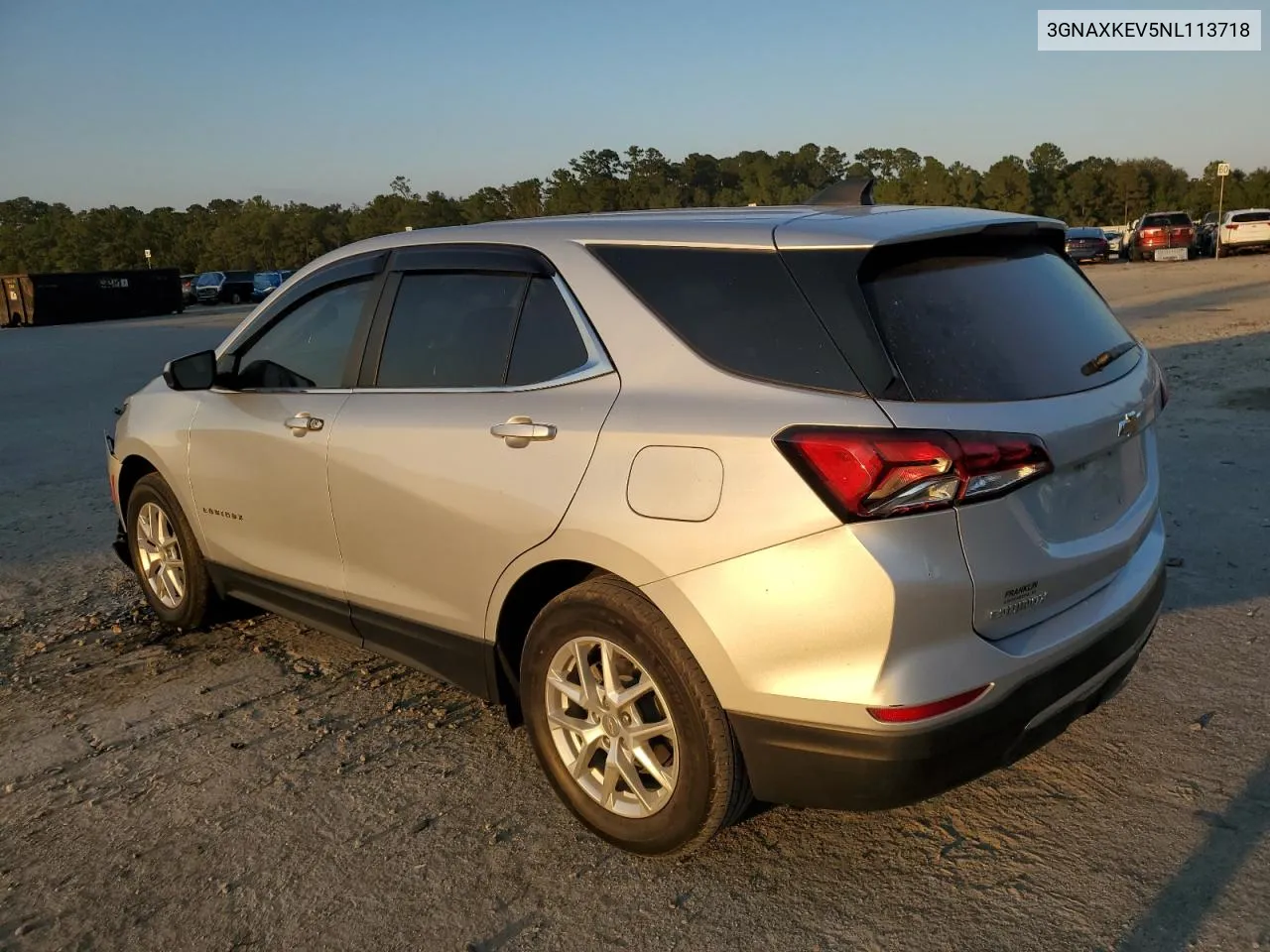 2022 Chevrolet Equinox Lt VIN: 3GNAXKEV5NL113718 Lot: 75157344