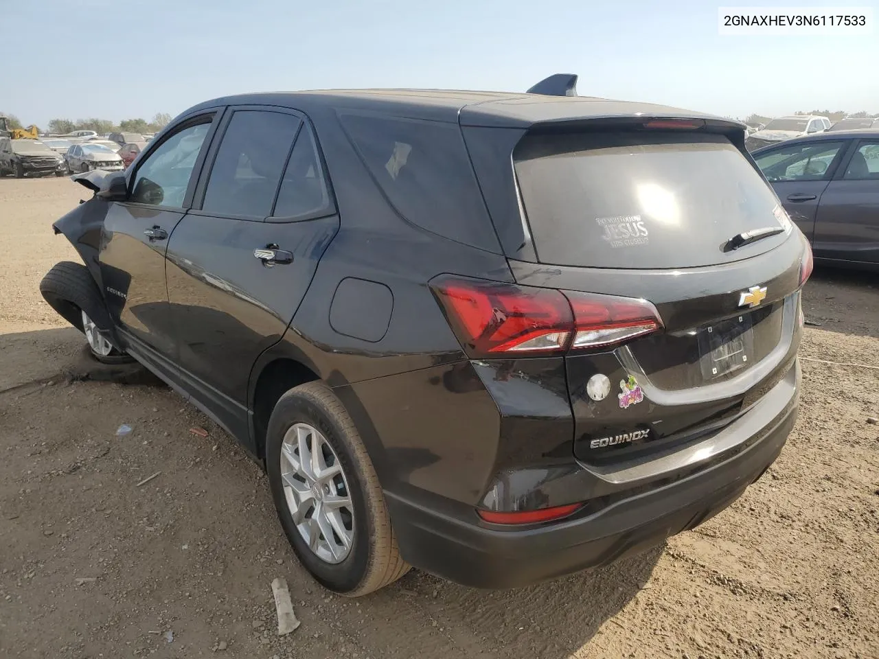 2022 Chevrolet Equinox Ls VIN: 2GNAXHEV3N6117533 Lot: 75662214