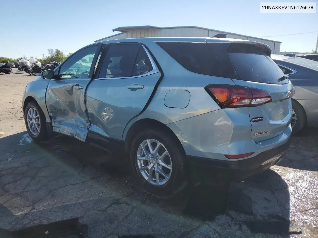 2022 Chevrolet Equinox Lt VIN: 2GNAXKEV1N6126678 Lot: 75953654