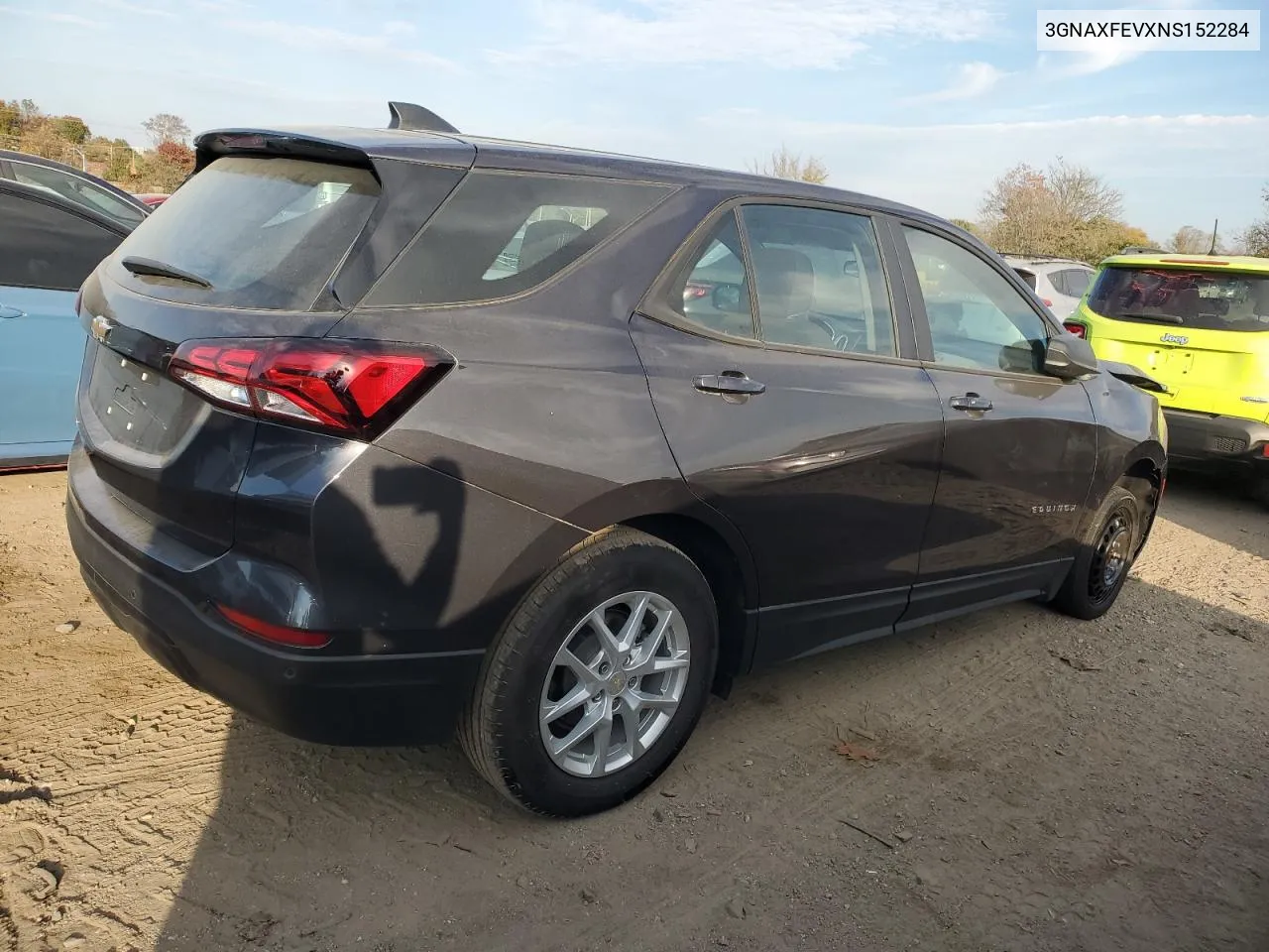 2022 Chevrolet Equinox Ls VIN: 3GNAXFEVXNS152284 Lot: 76534224