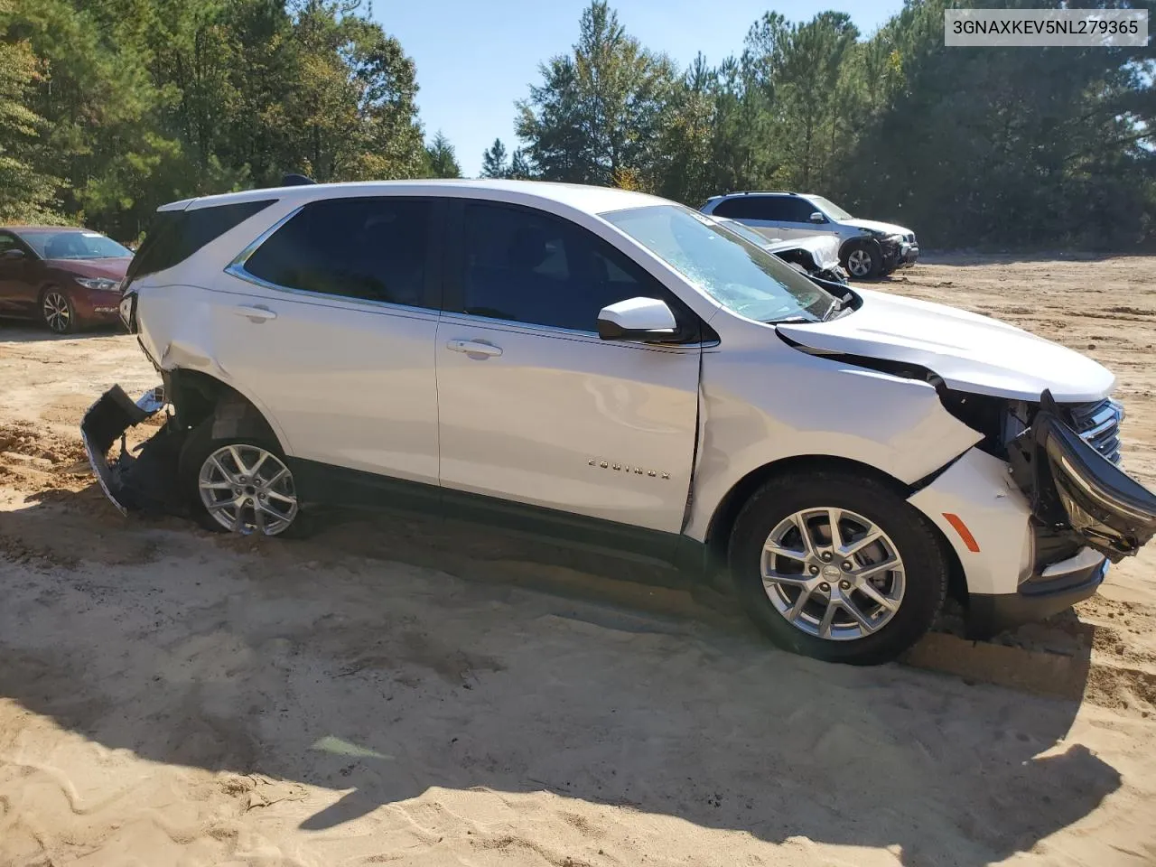 2022 Chevrolet Equinox Lt VIN: 3GNAXKEV5NL279365 Lot: 76964334