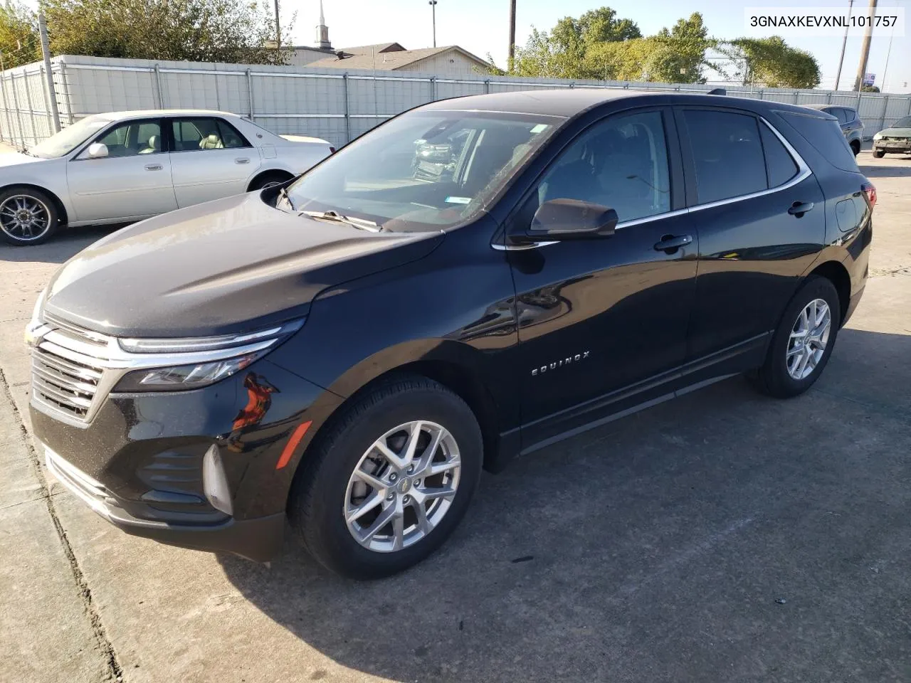 2022 Chevrolet Equinox Lt VIN: 3GNAXKEVXNL101757 Lot: 76994634