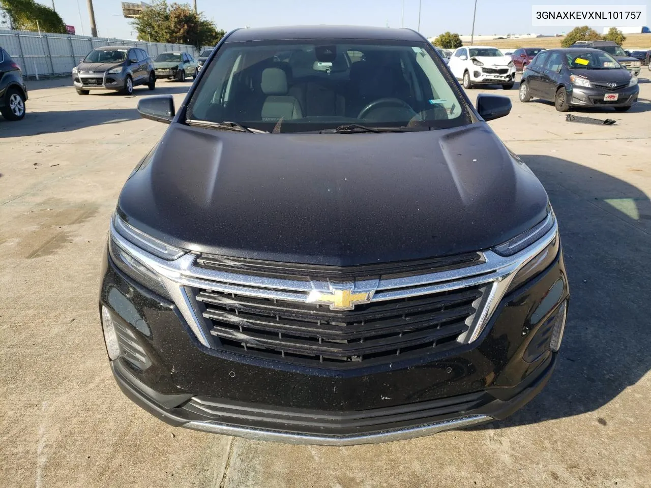 2022 Chevrolet Equinox Lt VIN: 3GNAXKEVXNL101757 Lot: 76994634