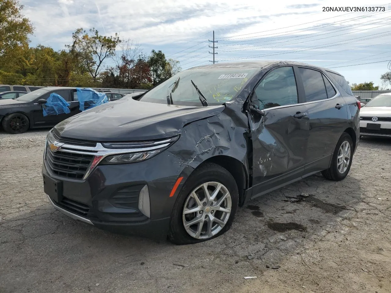 2022 Chevrolet Equinox Lt VIN: 2GNAXUEV3N6133773 Lot: 77280784