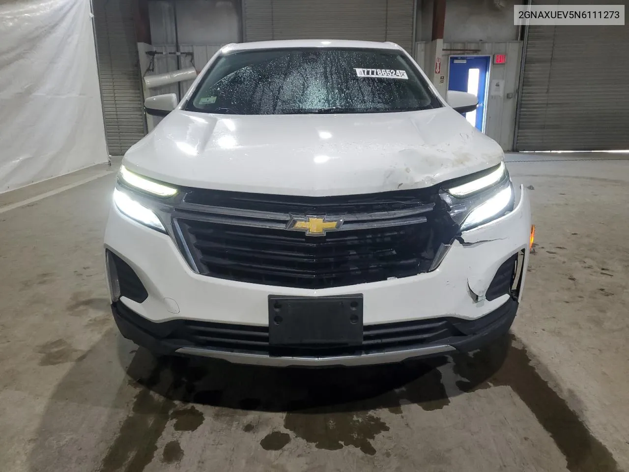 2022 Chevrolet Equinox Lt VIN: 2GNAXUEV5N6111273 Lot: 77786524