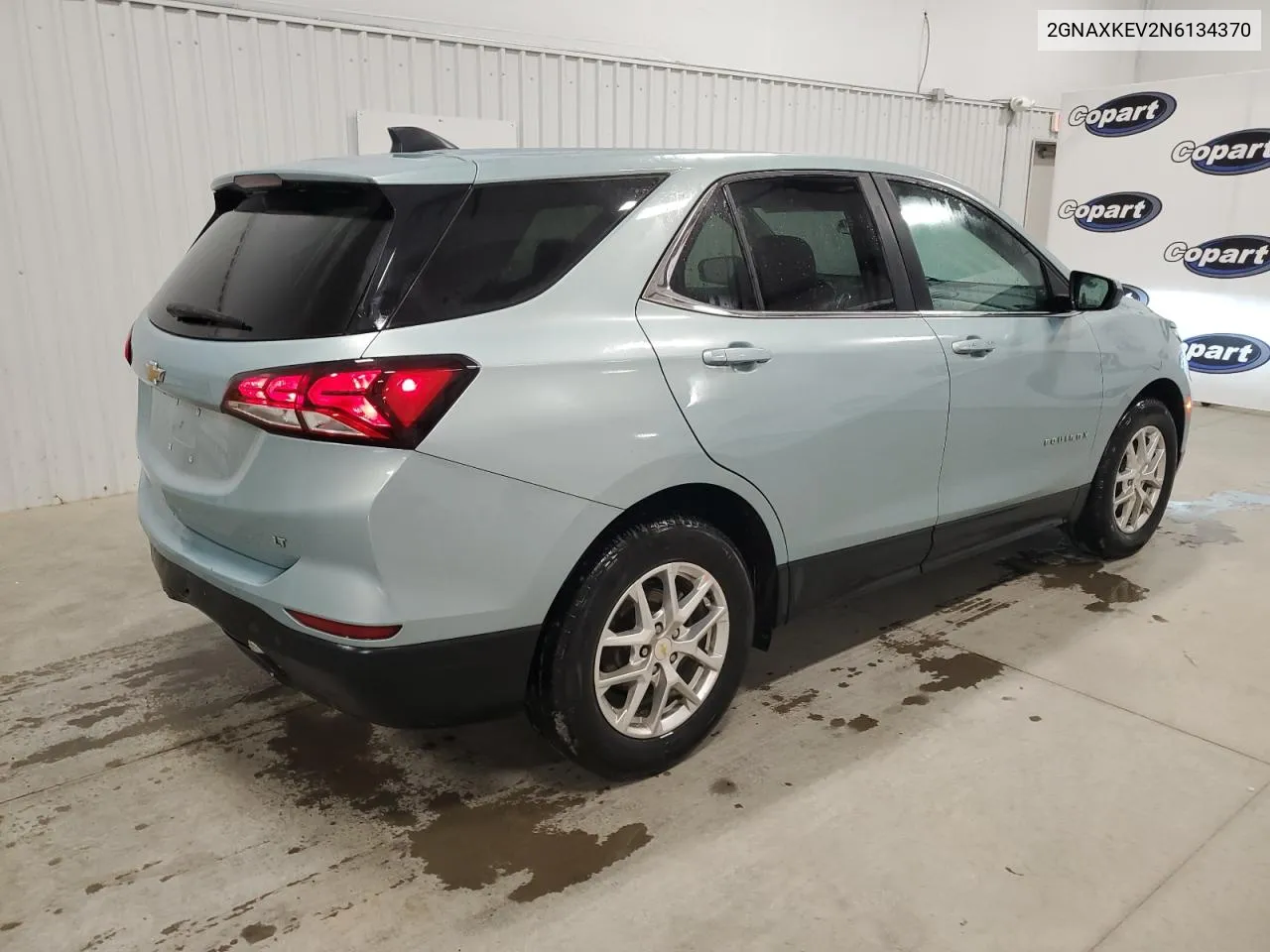 2022 Chevrolet Equinox Lt VIN: 2GNAXKEV2N6134370 Lot: 77788484