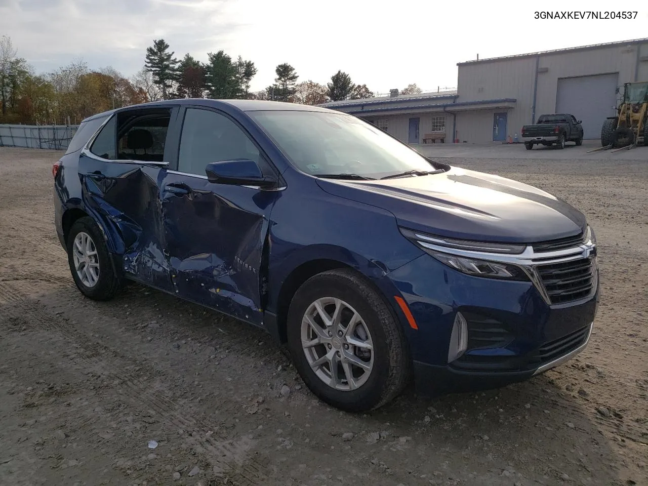 2022 Chevrolet Equinox Lt VIN: 3GNAXKEV7NL204537 Lot: 78057614