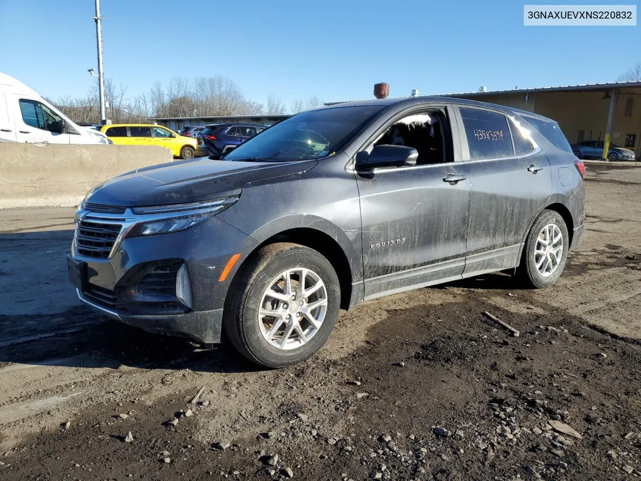 2022 Chevrolet Equinox Lt VIN: 3GNAXUEVXNS220832 Lot: 78441804