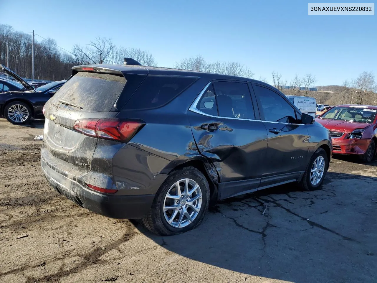 2022 Chevrolet Equinox Lt VIN: 3GNAXUEVXNS220832 Lot: 78441804