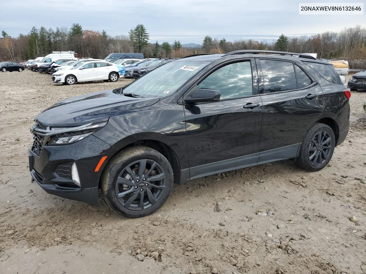 2022 Chevrolet Equinox Rs VIN: 2GNAXWEV8N6132646 Lot: 78995544