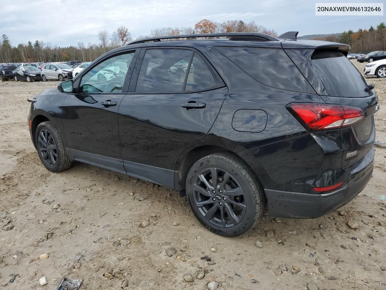 2022 Chevrolet Equinox Rs VIN: 2GNAXWEV8N6132646 Lot: 78995544