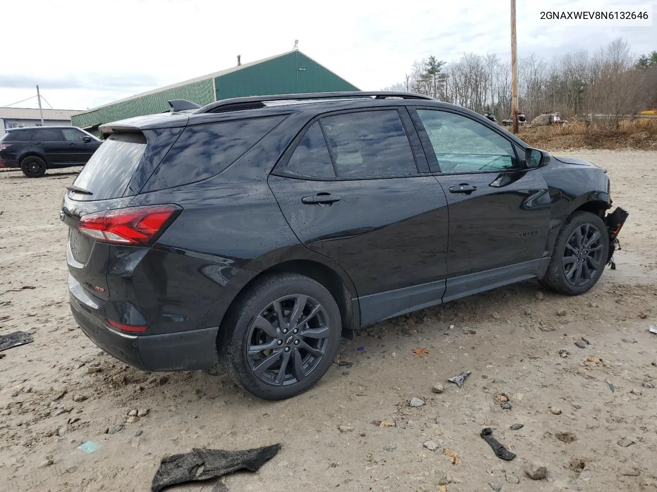 2022 Chevrolet Equinox Rs VIN: 2GNAXWEV8N6132646 Lot: 78995544