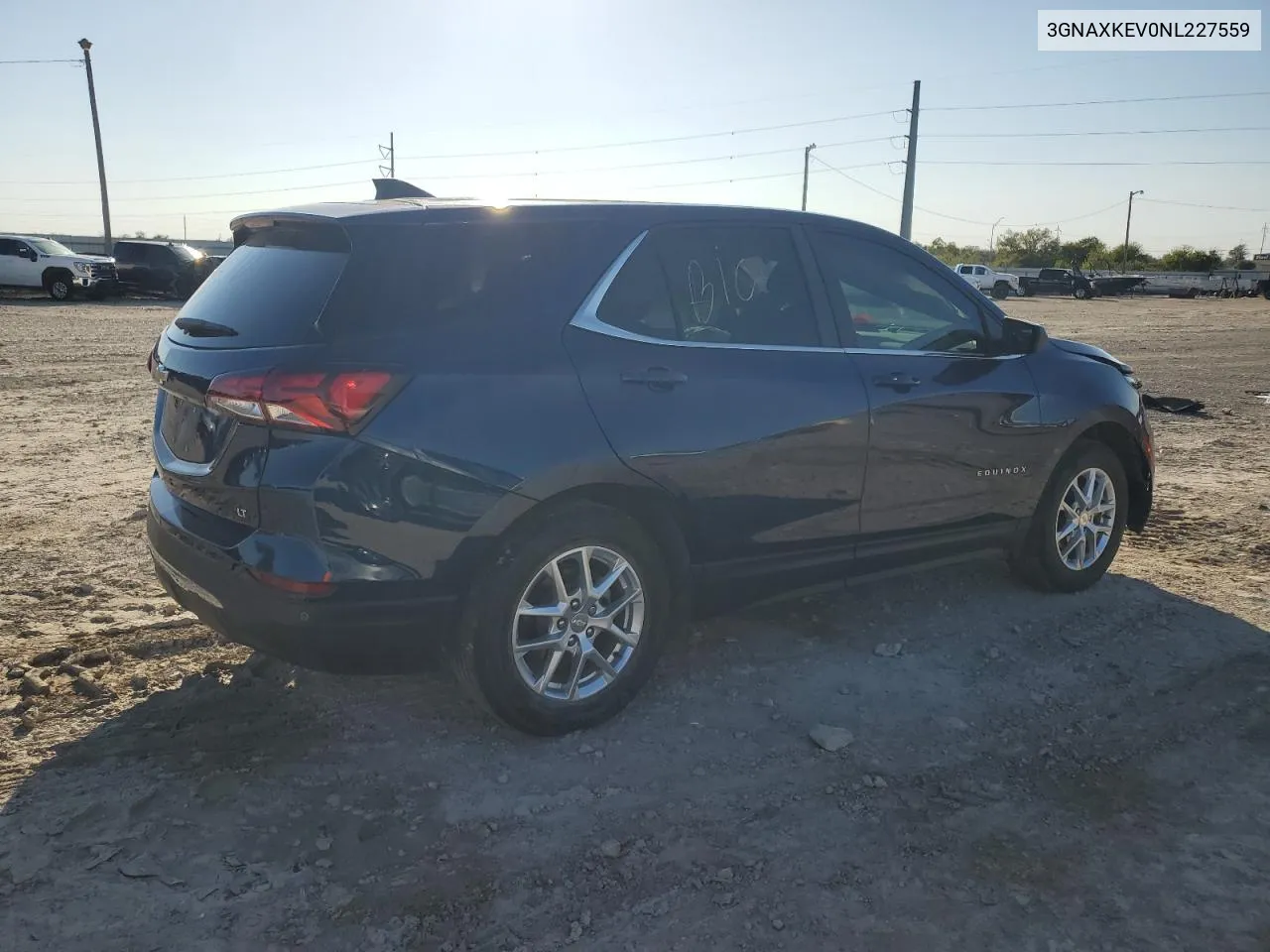 2022 Chevrolet Equinox Lt VIN: 3GNAXKEV0NL227559 Lot: 79143134