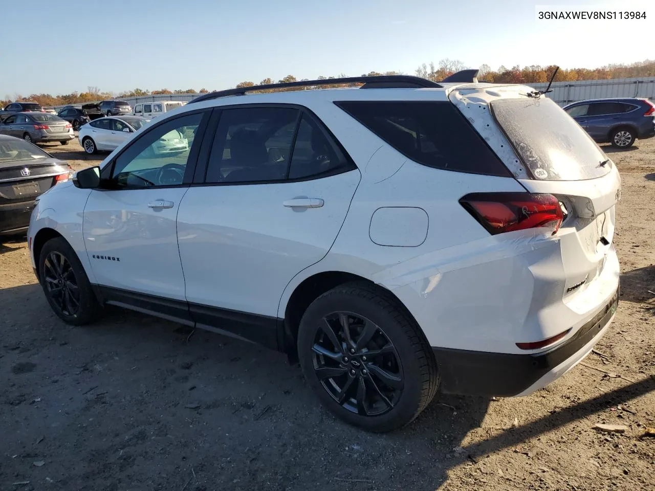 2022 Chevrolet Equinox Rs VIN: 3GNAXWEV8NS113984 Lot: 79244574