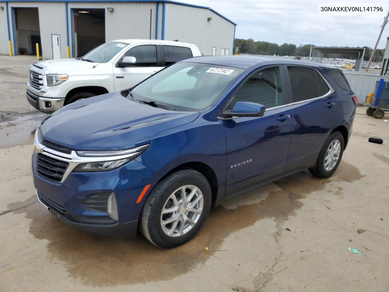 2022 Chevrolet Equinox Lt VIN: 3GNAXKEV0NL141796 Lot: 79404274