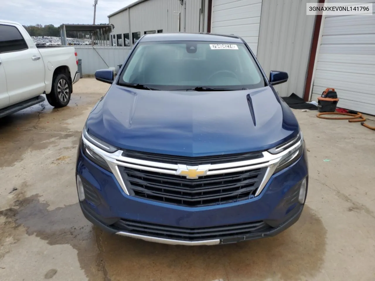 2022 Chevrolet Equinox Lt VIN: 3GNAXKEV0NL141796 Lot: 79404274