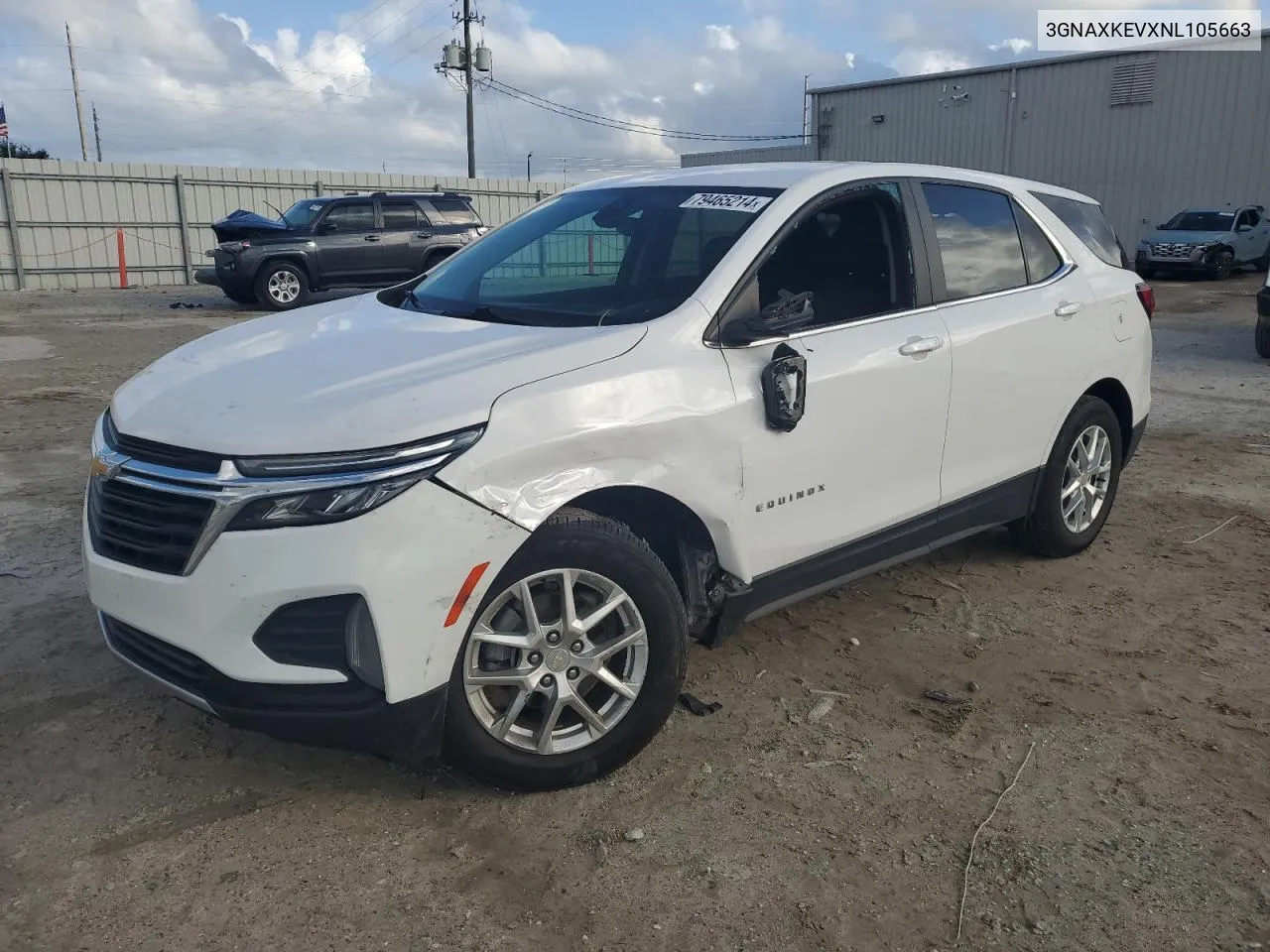 2022 Chevrolet Equinox Lt VIN: 3GNAXKEVXNL105663 Lot: 79465214