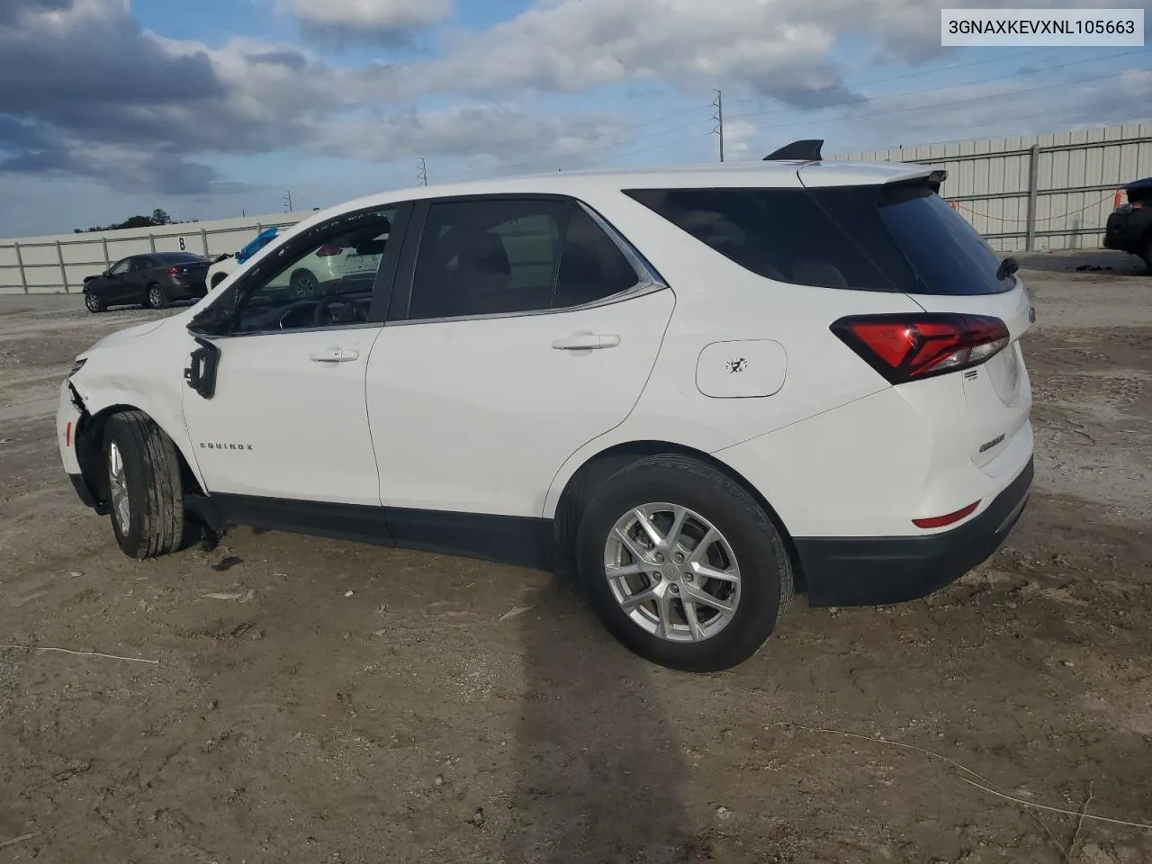 2022 Chevrolet Equinox Lt VIN: 3GNAXKEVXNL105663 Lot: 79465214