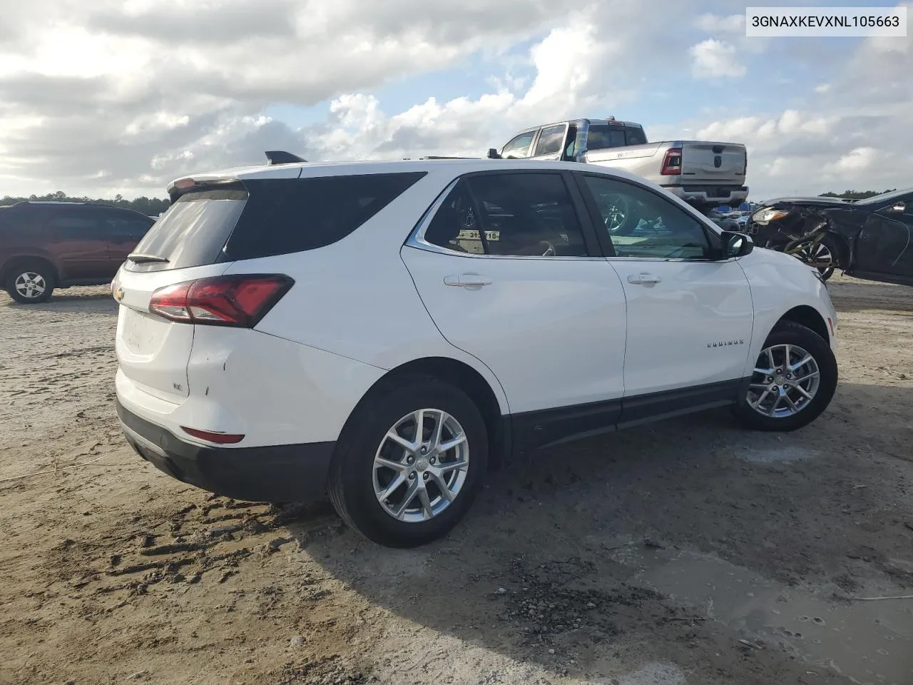 2022 Chevrolet Equinox Lt VIN: 3GNAXKEVXNL105663 Lot: 79465214