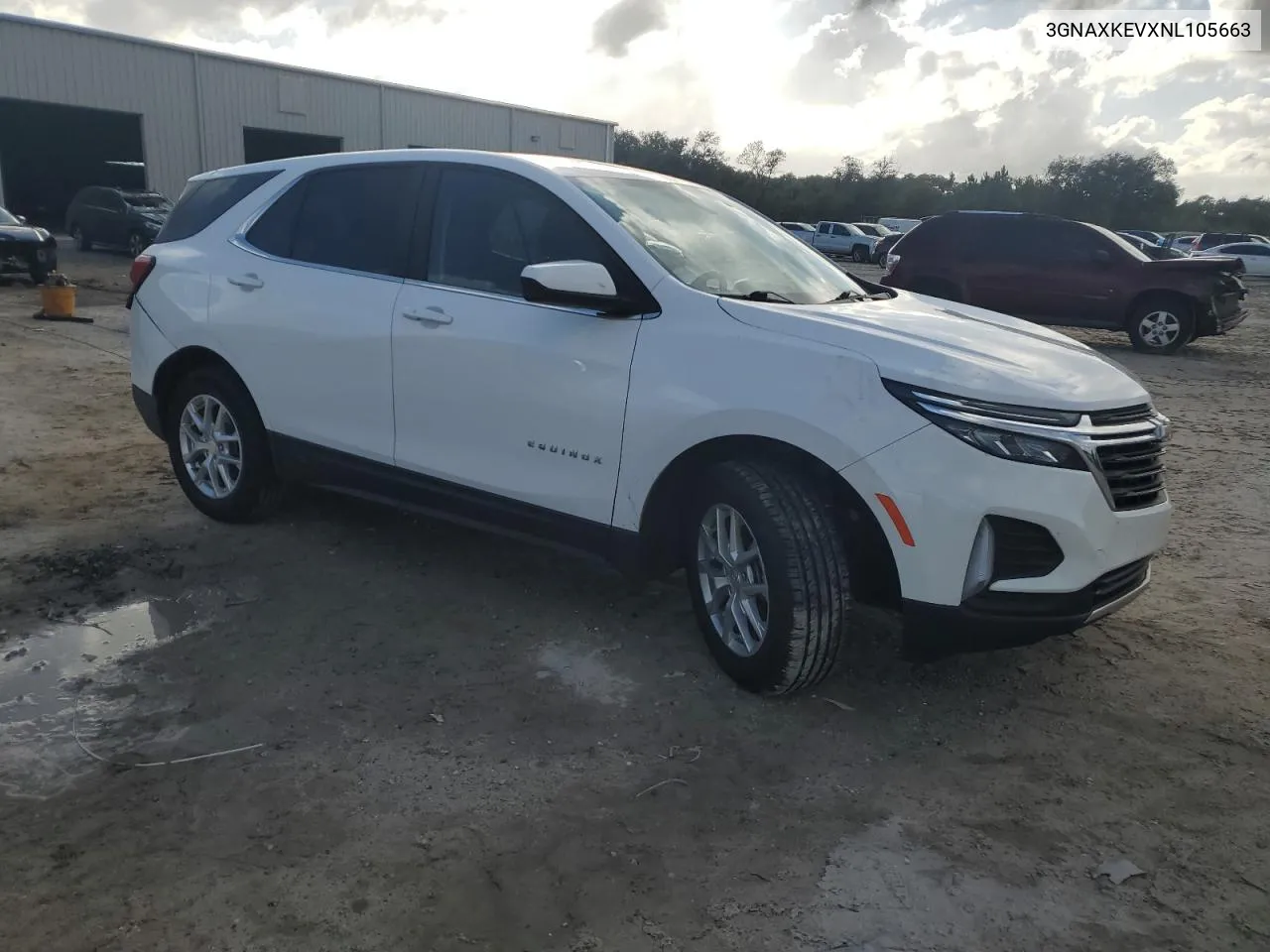 2022 Chevrolet Equinox Lt VIN: 3GNAXKEVXNL105663 Lot: 79465214