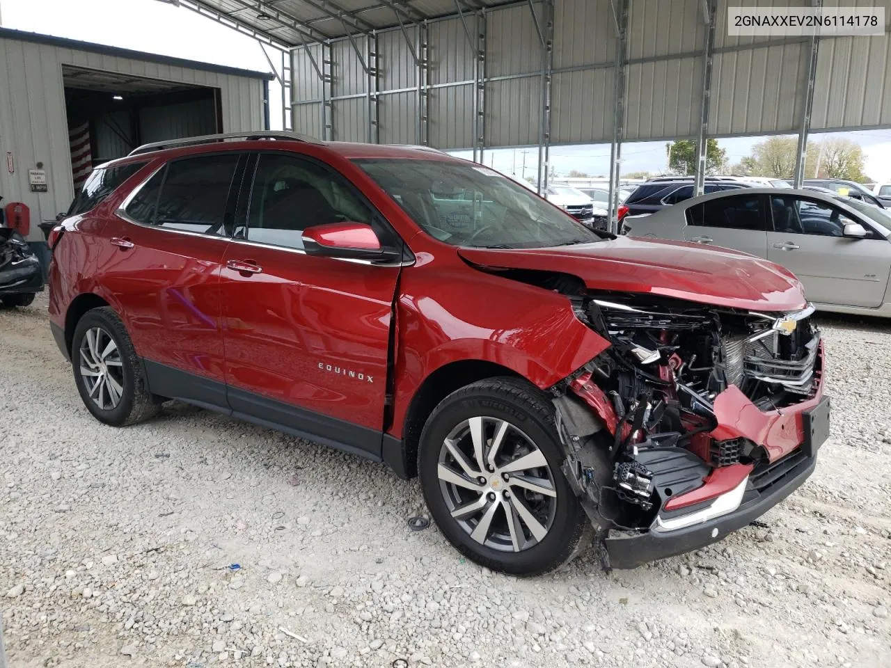 2022 Chevrolet Equinox Premier VIN: 2GNAXXEV2N6114178 Lot: 79668284