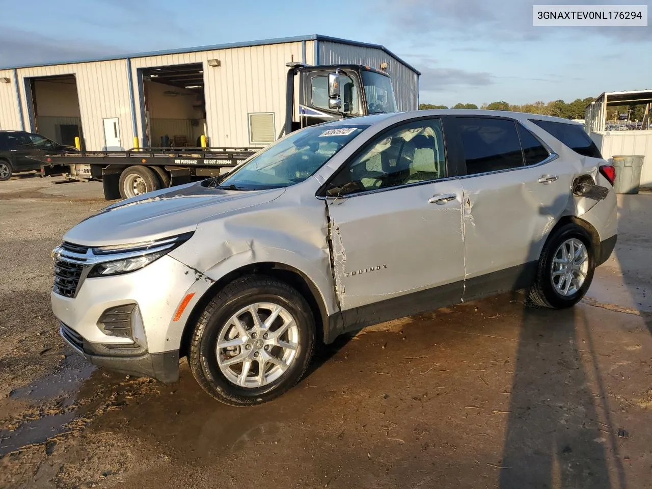 2022 Chevrolet Equinox Lt VIN: 3GNAXTEV0NL176294 Lot: 79750594