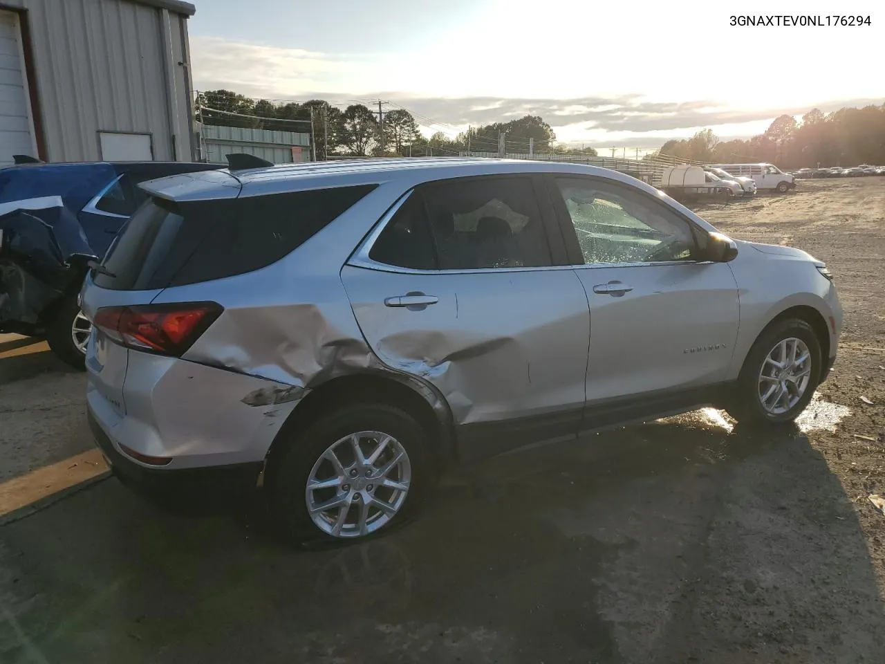 2022 Chevrolet Equinox Lt VIN: 3GNAXTEV0NL176294 Lot: 79750594