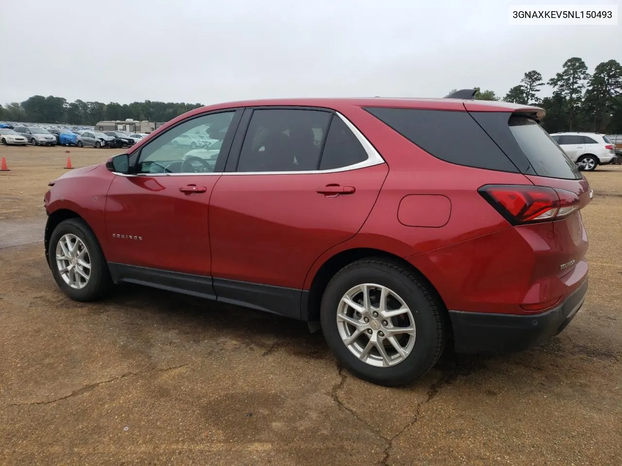 2022 Chevrolet Equinox Lt VIN: 3GNAXKEV5NL150493 Lot: 80129834