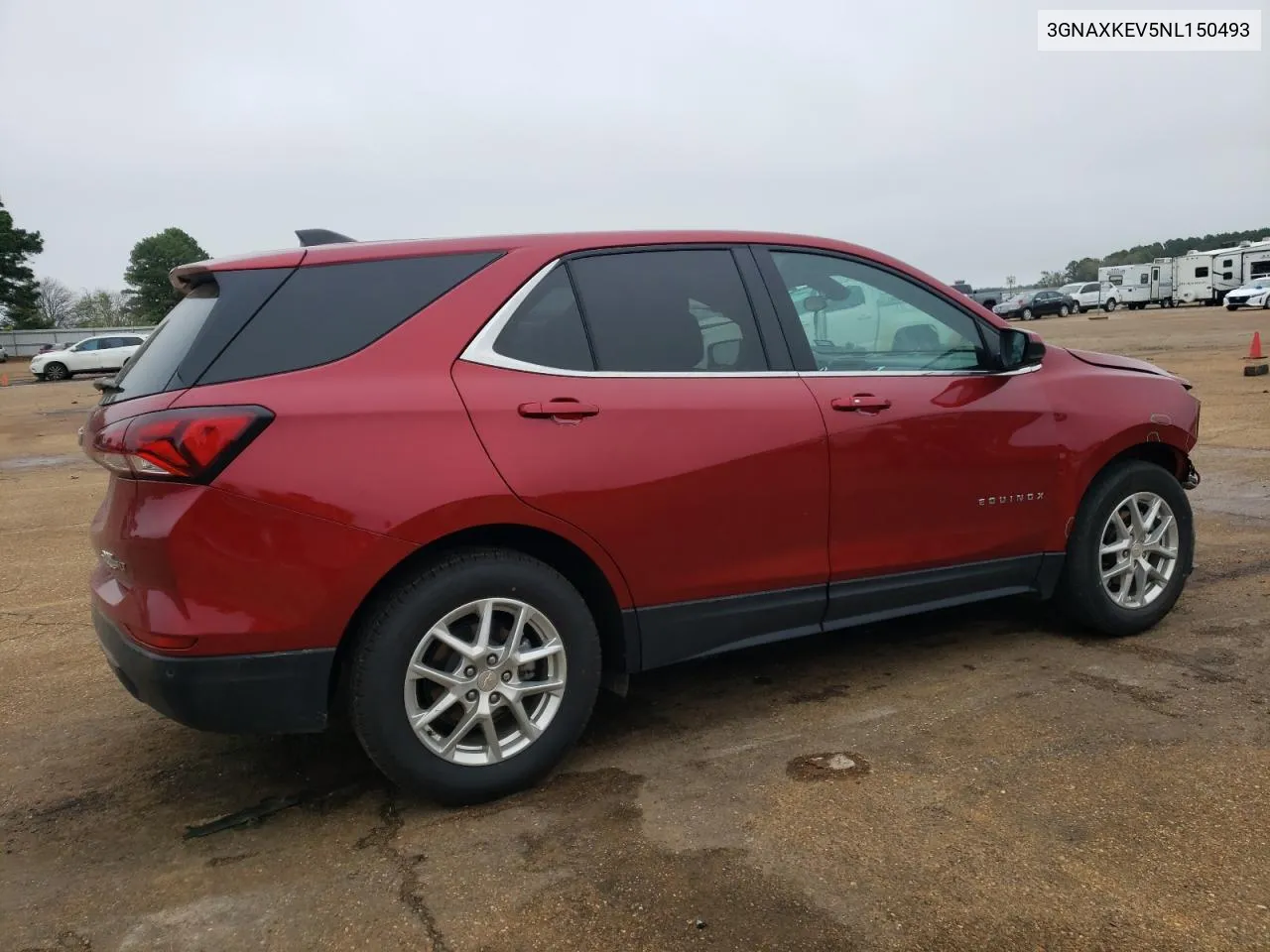 2022 Chevrolet Equinox Lt VIN: 3GNAXKEV5NL150493 Lot: 80129834