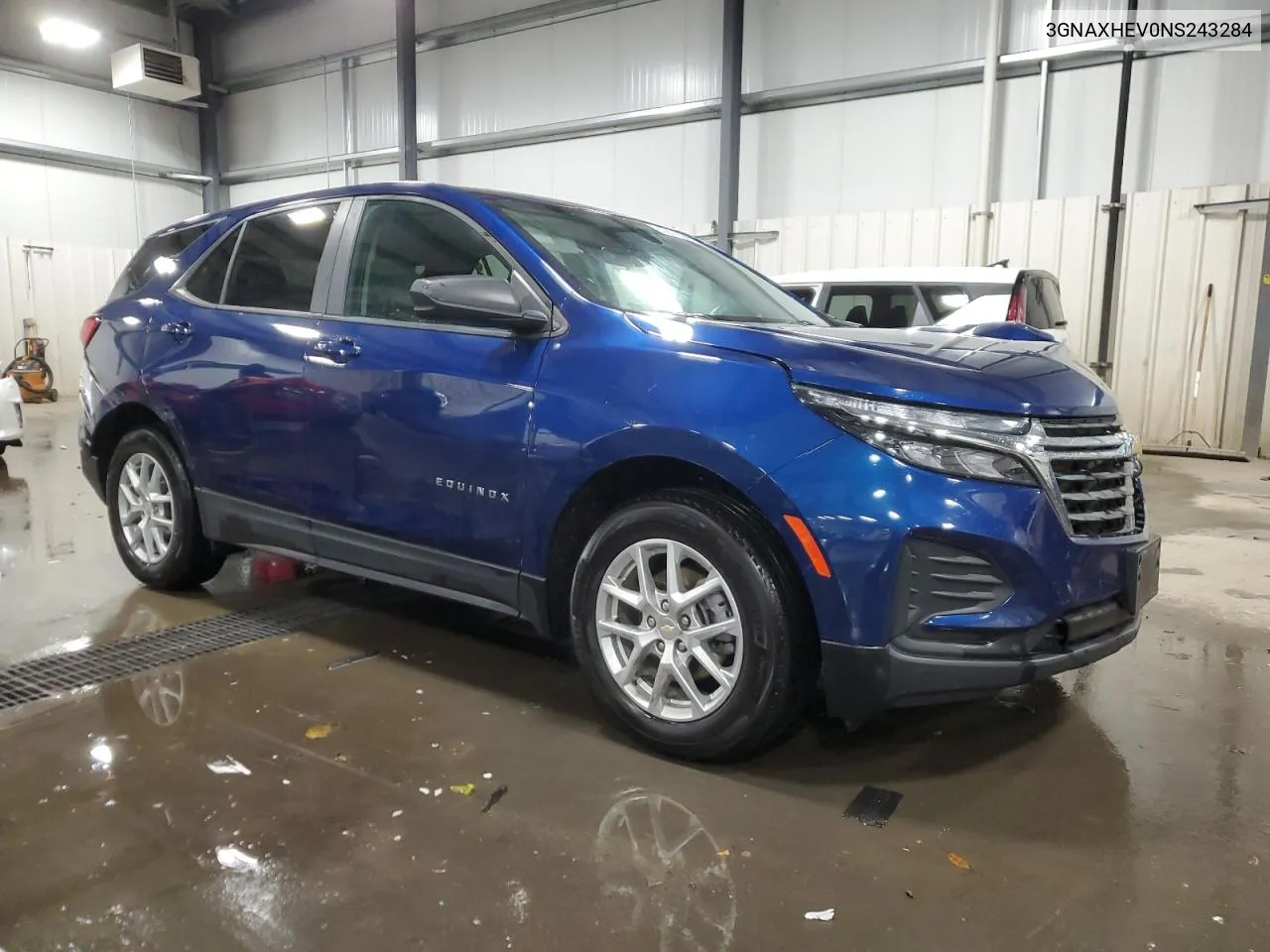 2022 Chevrolet Equinox Ls VIN: 3GNAXHEV0NS243284 Lot: 80207894