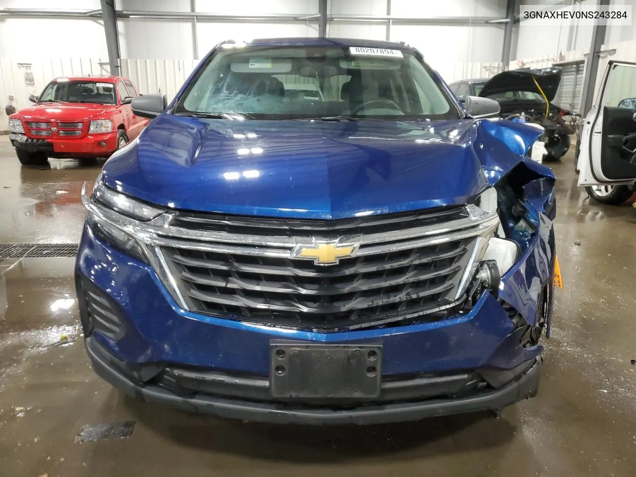 2022 Chevrolet Equinox Ls VIN: 3GNAXHEV0NS243284 Lot: 80207894