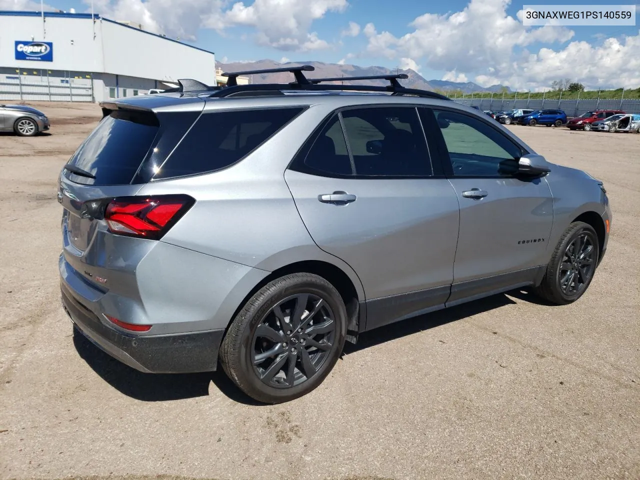 2023 Chevrolet Equinox Rs VIN: 3GNAXWEG1PS140559 Lot: 55033834