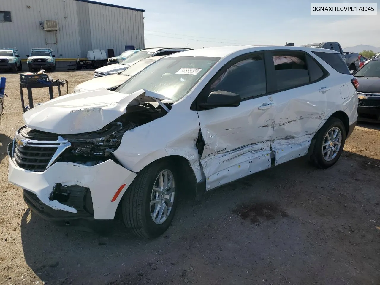 2023 Chevrolet Equinox Ls VIN: 3GNAXHEG9PL178045 Lot: 57885024