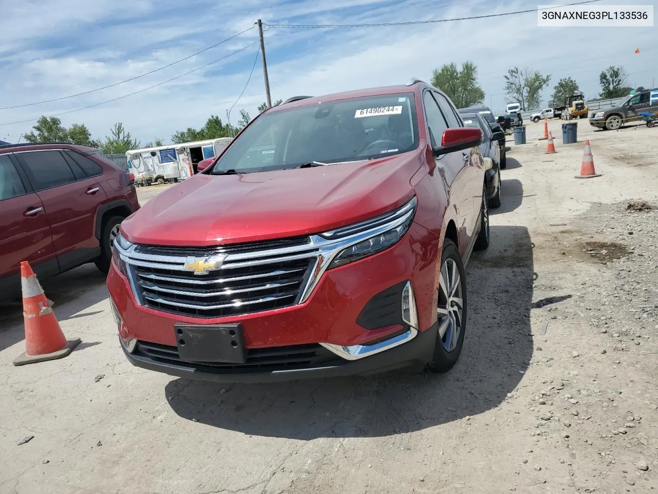 2023 Chevrolet Equinox Premier VIN: 3GNAXNEG3PL133536 Lot: 61490244