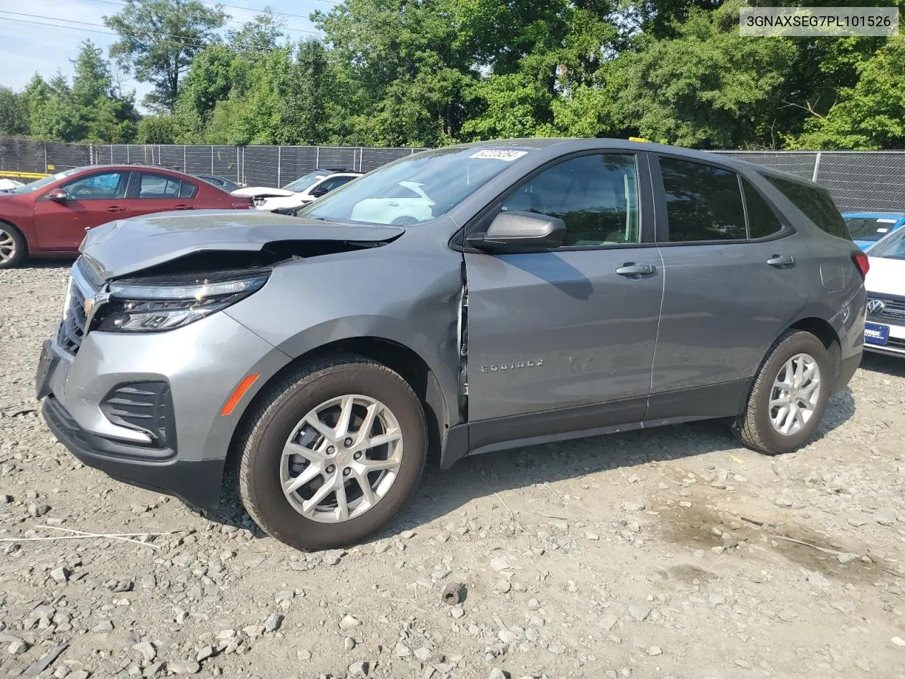 2023 Chevrolet Equinox Ls VIN: 3GNAXSEG7PL101526 Lot: 62226264