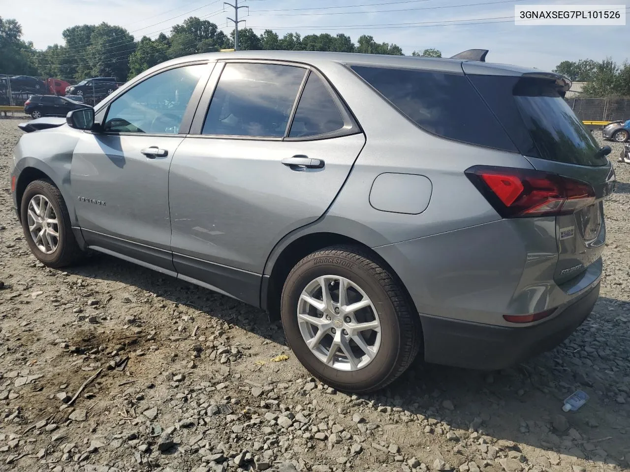 2023 Chevrolet Equinox Ls VIN: 3GNAXSEG7PL101526 Lot: 62226264