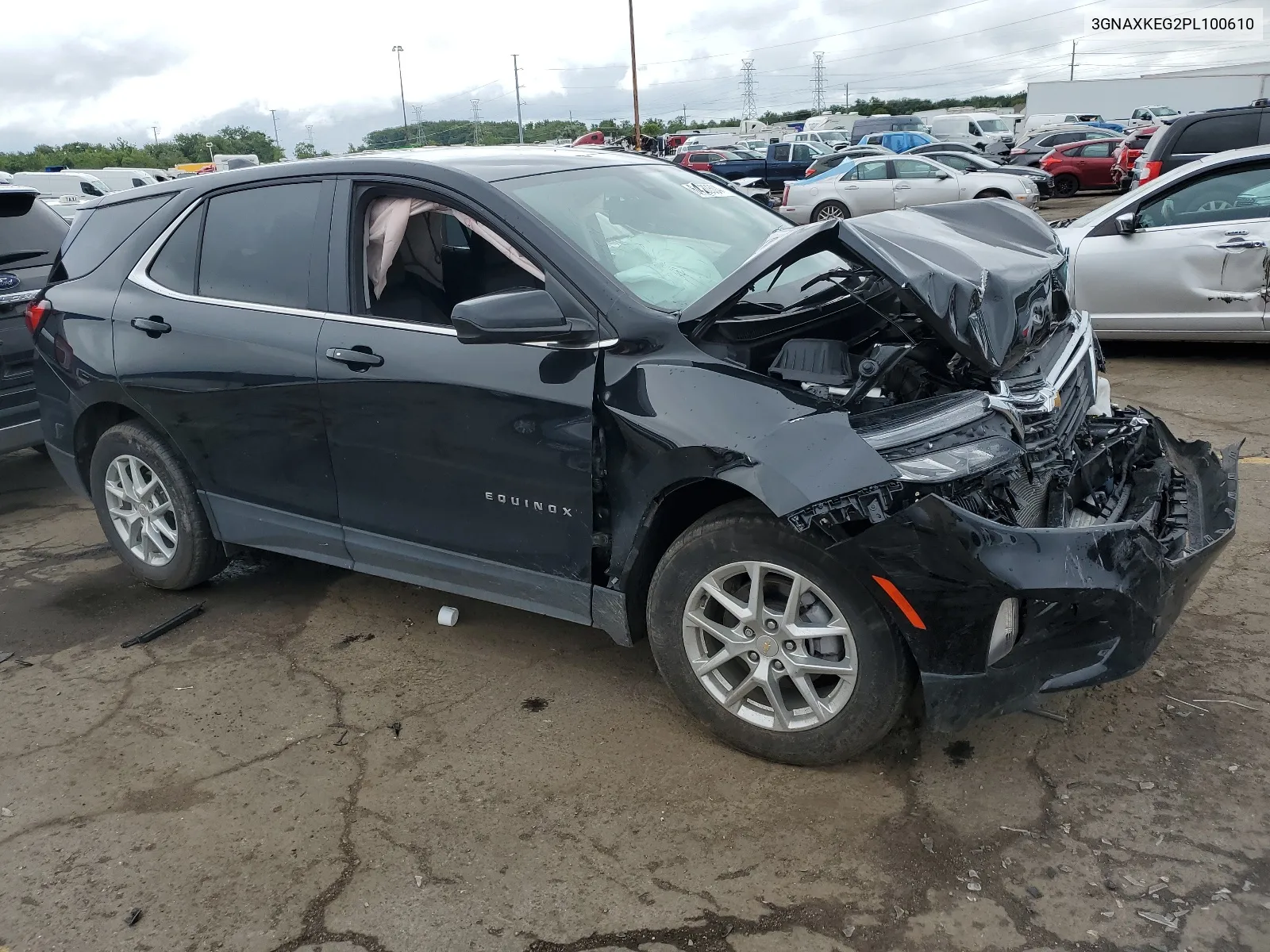 2023 Chevrolet Equinox Lt VIN: 3GNAXKEG2PL100610 Lot: 64280504