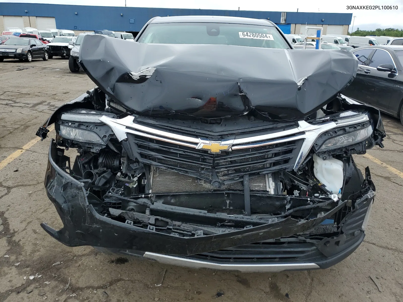 2023 Chevrolet Equinox Lt VIN: 3GNAXKEG2PL100610 Lot: 64280504