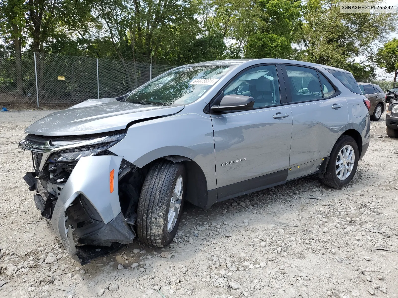 2023 Chevrolet Equinox Ls VIN: 3GNAXHEG1PL265342 Lot: 64445894