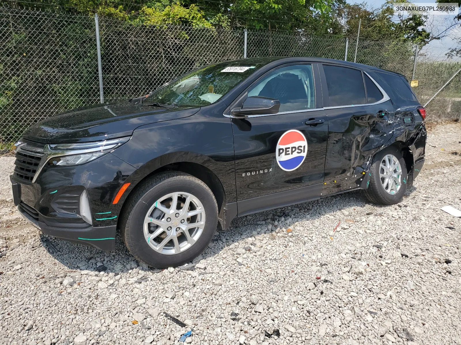 2023 Chevrolet Equinox Lt VIN: 3GNAXUEG7PL250983 Lot: 65016794