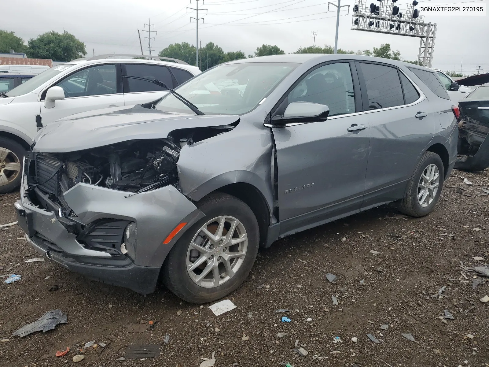 2023 Chevrolet Equinox Lt VIN: 3GNAXTEG2PL270195 Lot: 65032054