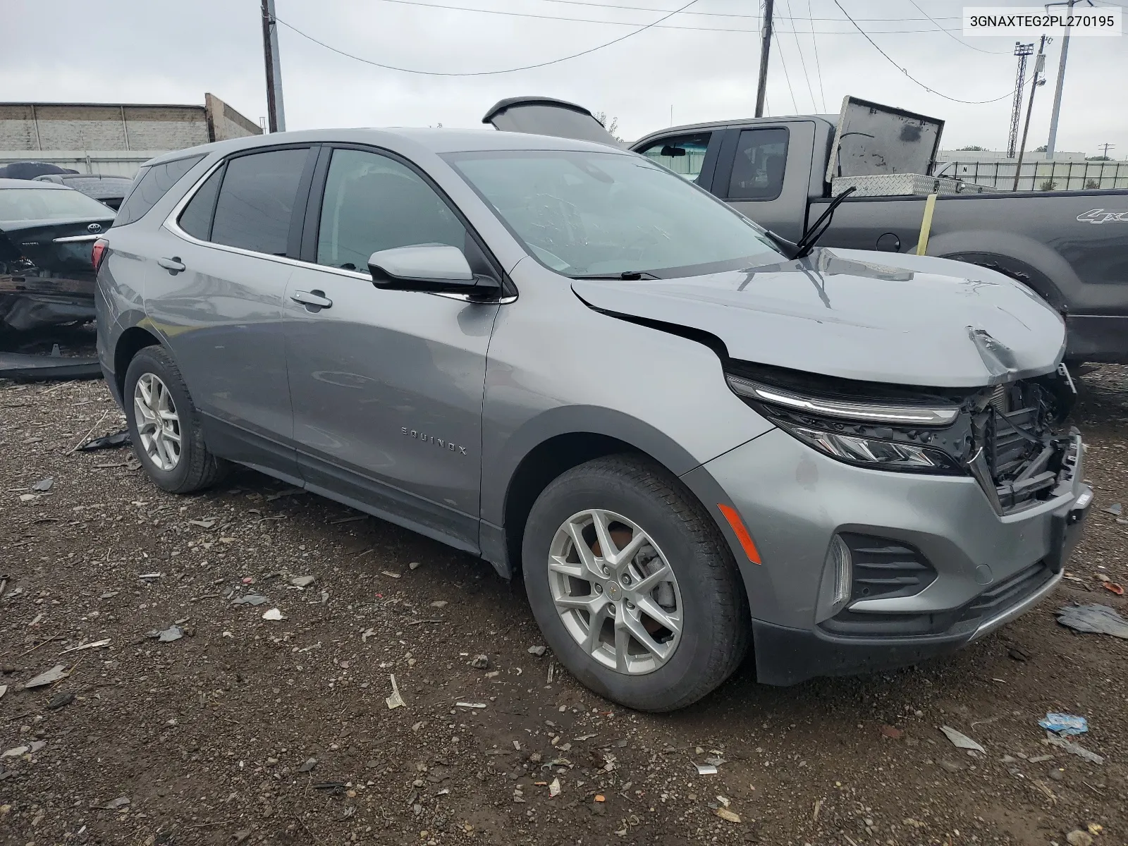 2023 Chevrolet Equinox Lt VIN: 3GNAXTEG2PL270195 Lot: 65032054