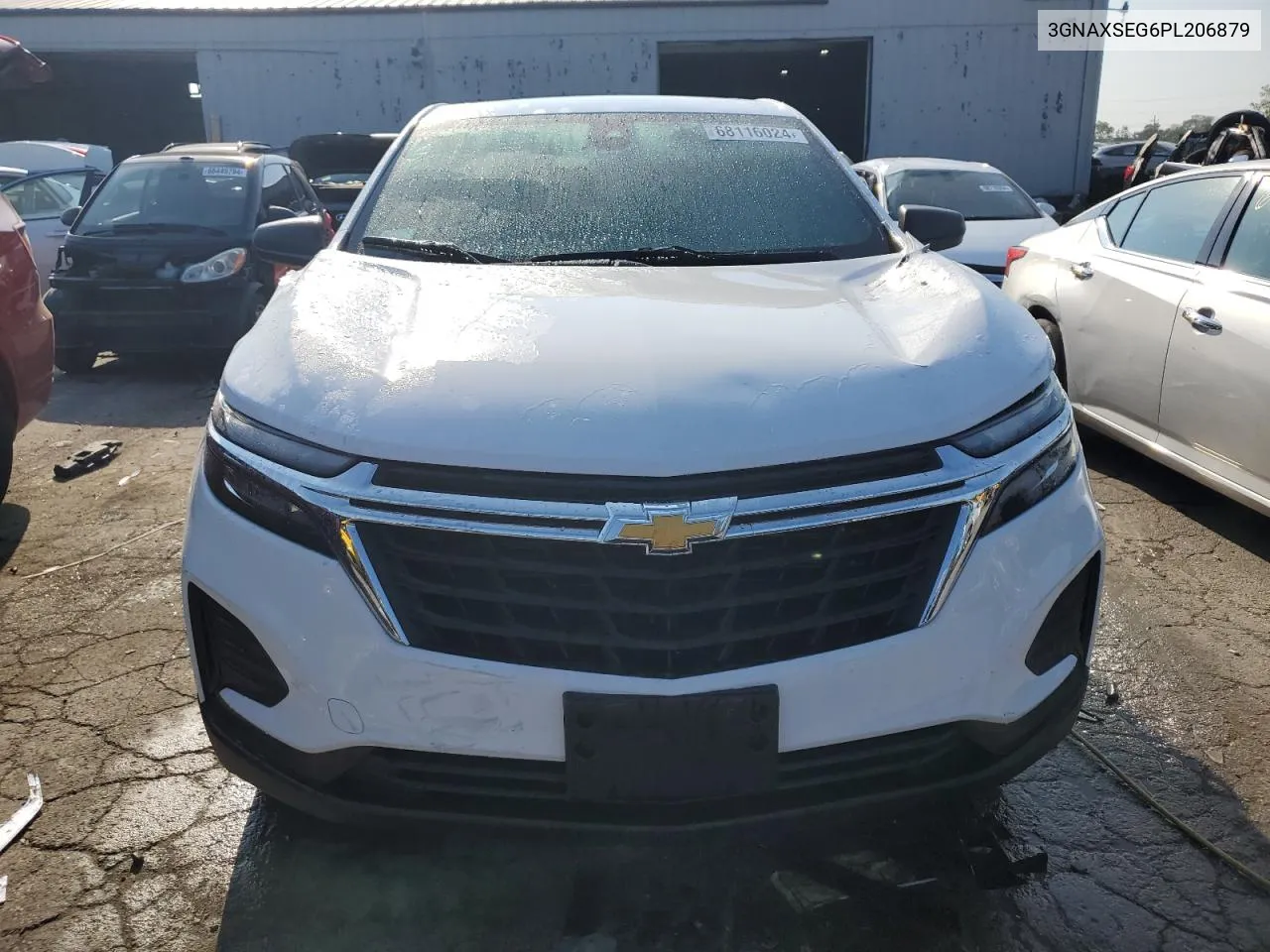 2023 Chevrolet Equinox Ls VIN: 3GNAXSEG6PL206879 Lot: 68116024