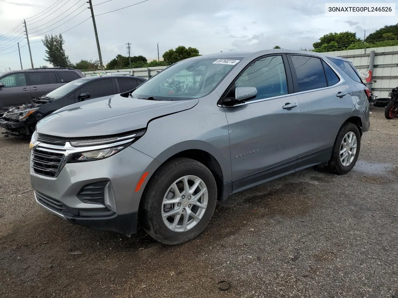 2023 Chevrolet Equinox Lt VIN: 3GNAXTEG0PL246526 Lot: 69760274