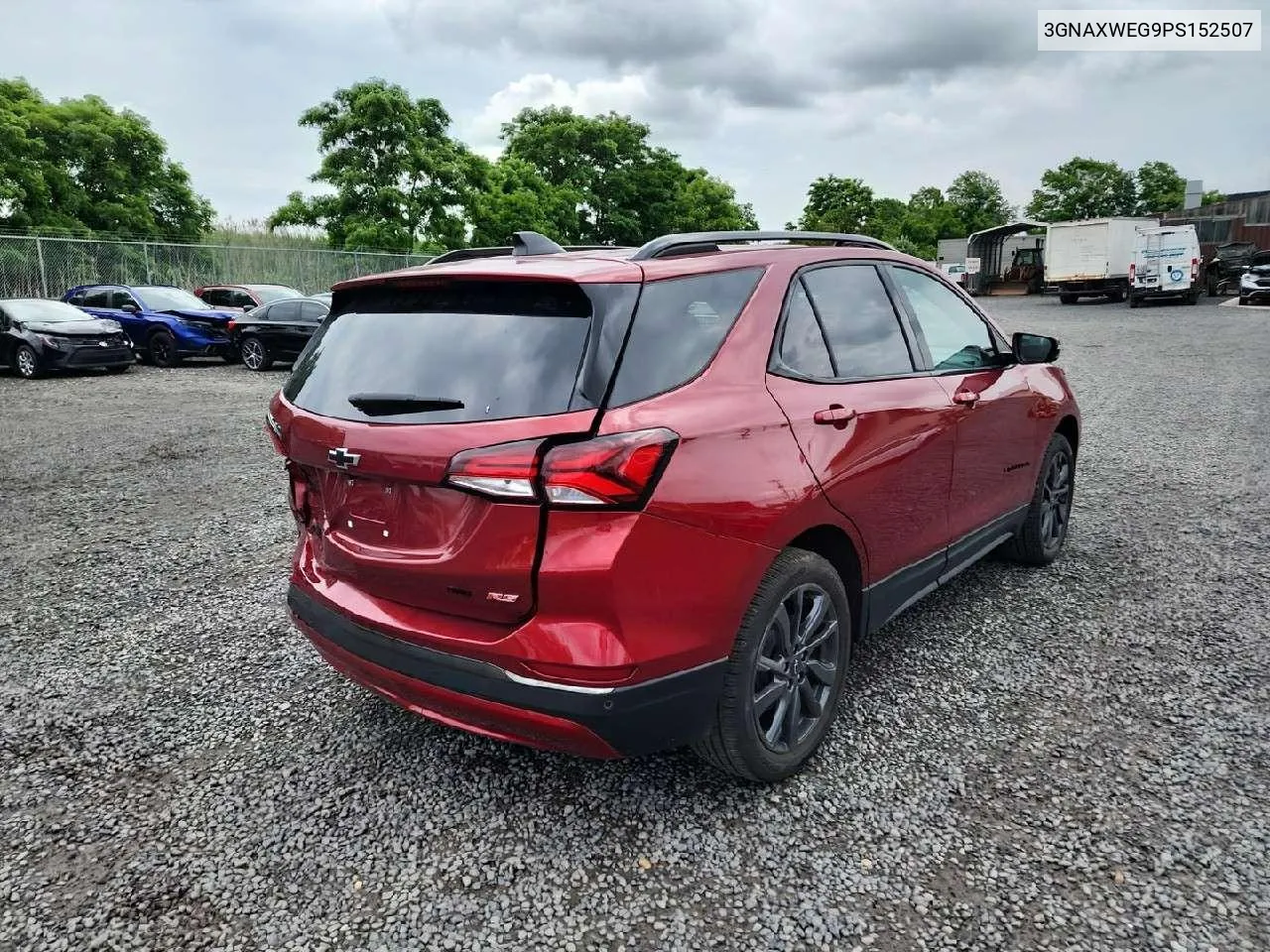 2023 Chevrolet Equinox Rs VIN: 3GNAXWEG9PS152507 Lot: 72254394