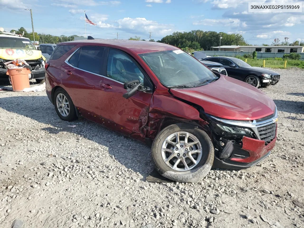 2023 Chevrolet Equinox Lt VIN: 3GNAXKEG2PS159369 Lot: 72436054